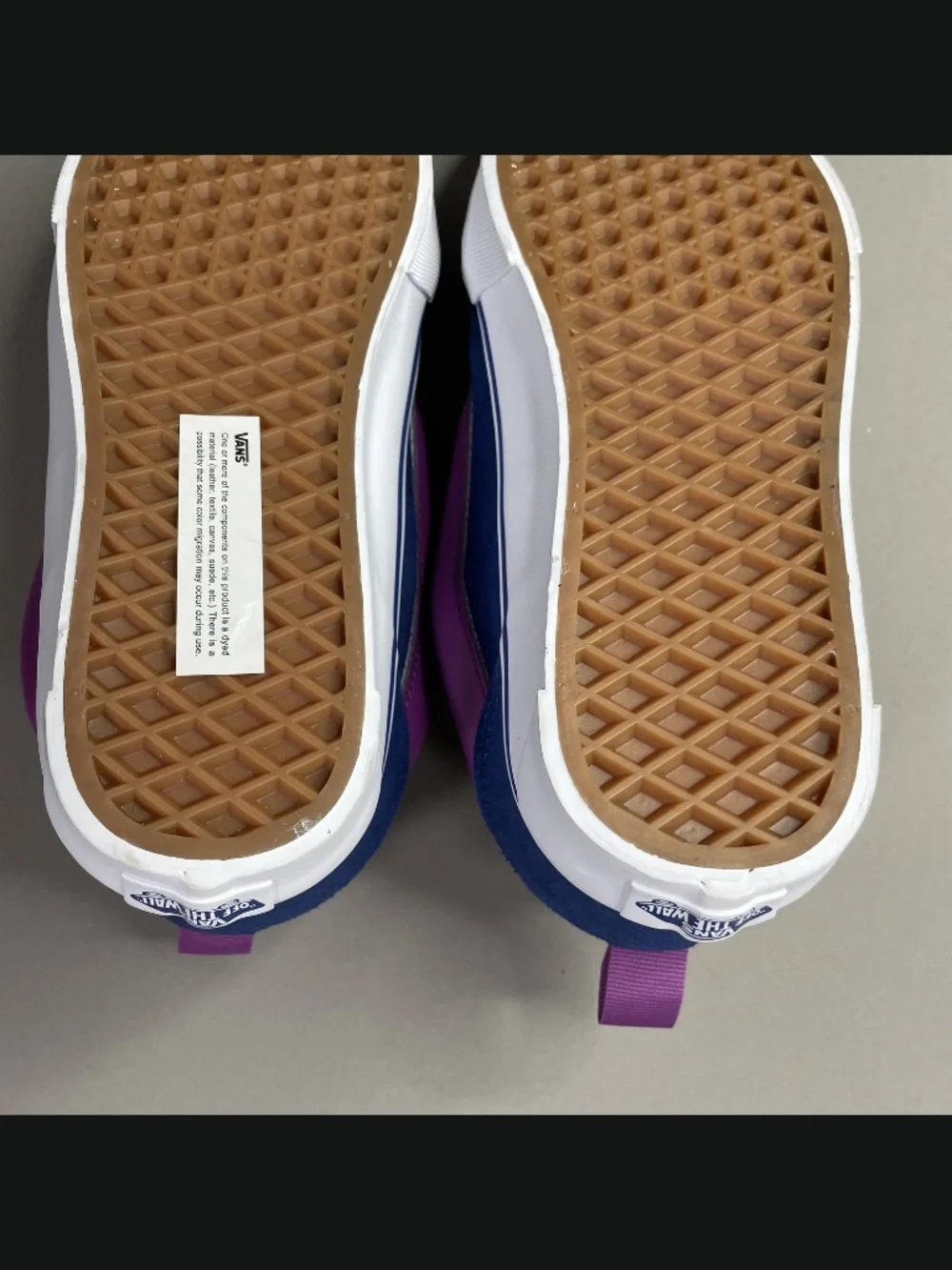 NEW Vans Shoes Womens 7.5 blue purple suede leather knu skool skate street